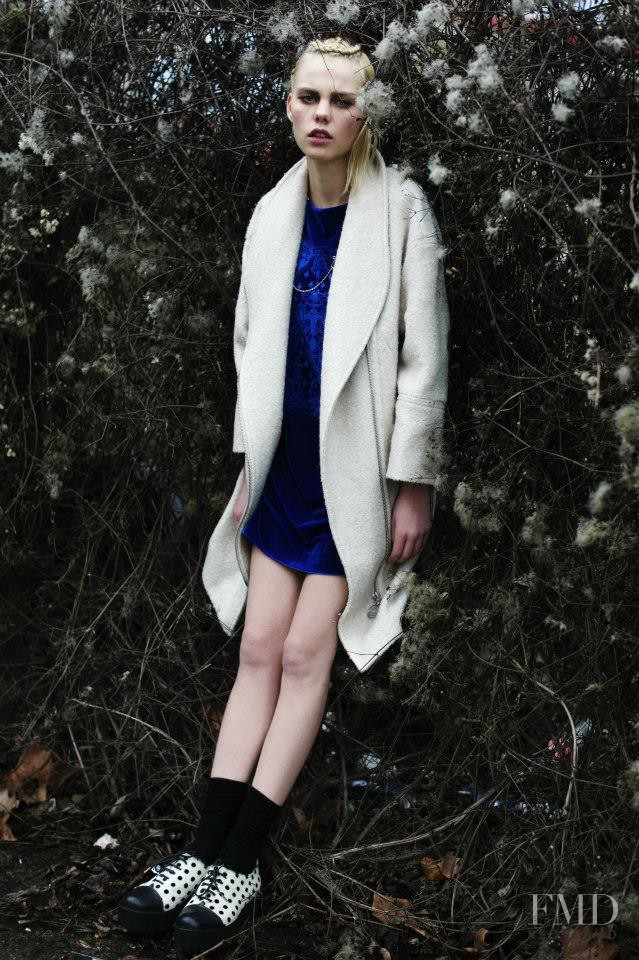 Julia Almendra featured in  the Eleven Paris lookbook for Autumn/Winter 2013