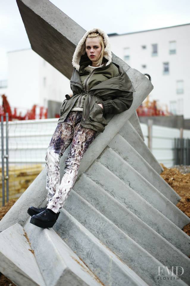 Julia Almendra featured in  the Eleven Paris lookbook for Autumn/Winter 2013