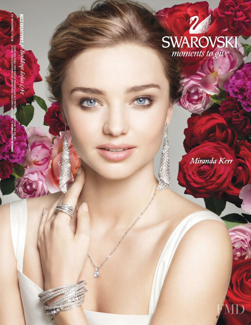 Miranda Kerr featured in  the Swarovski advertisement for Autumn/Winter 2013