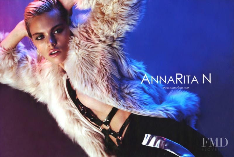 Julia Almendra featured in  the Anna Rita N. advertisement for Autumn/Winter 2014