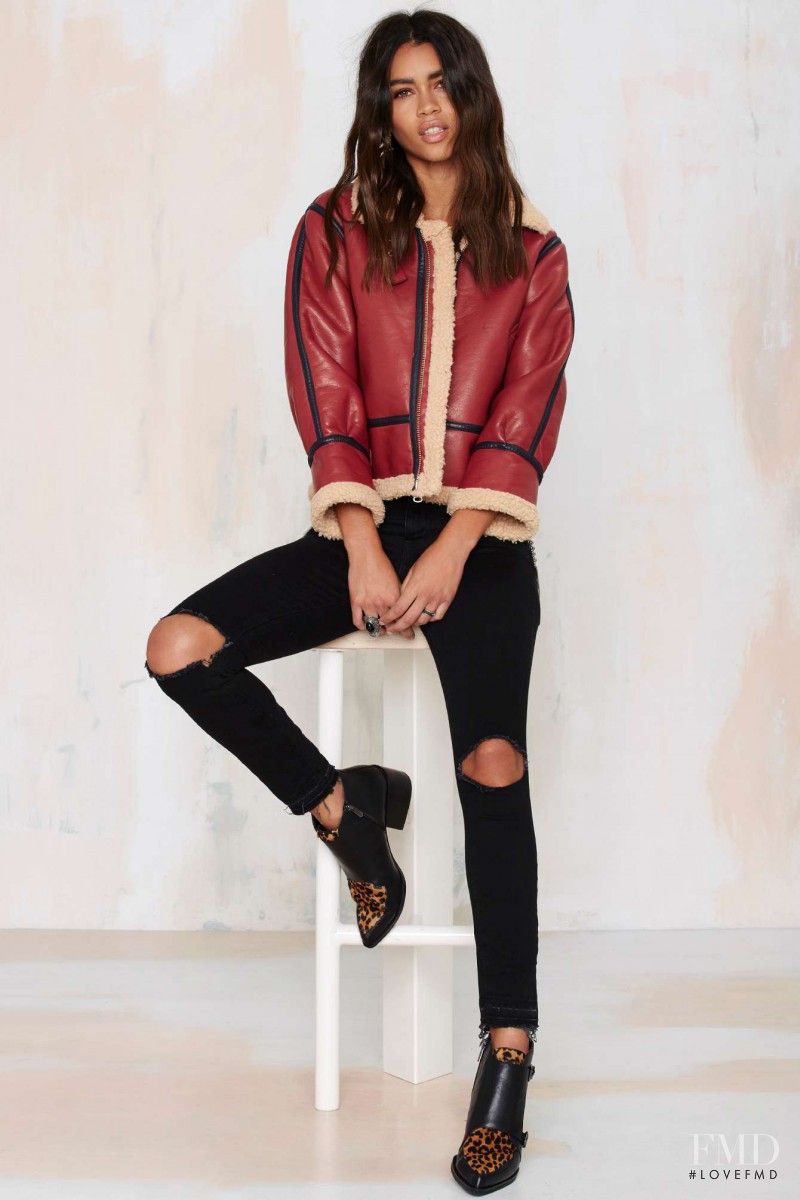 Karol Santos featured in  the Nasty Gal catalogue for Autumn/Winter 2015