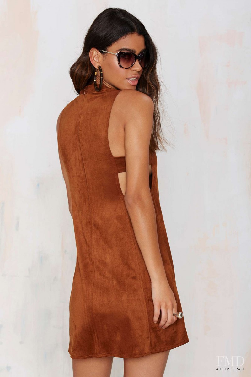 Karol Santos featured in  the Nasty Gal catalogue for Autumn/Winter 2015