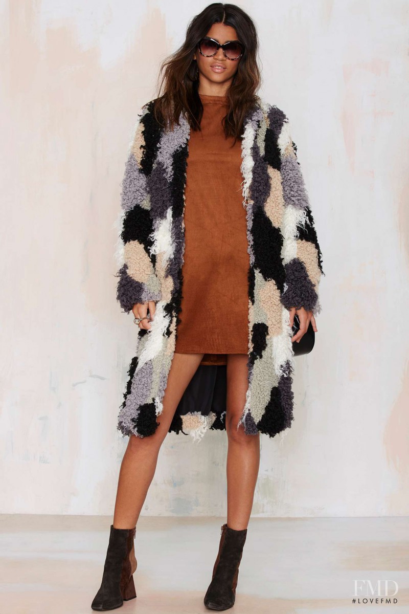 Karol Santos featured in  the Nasty Gal catalogue for Autumn/Winter 2015