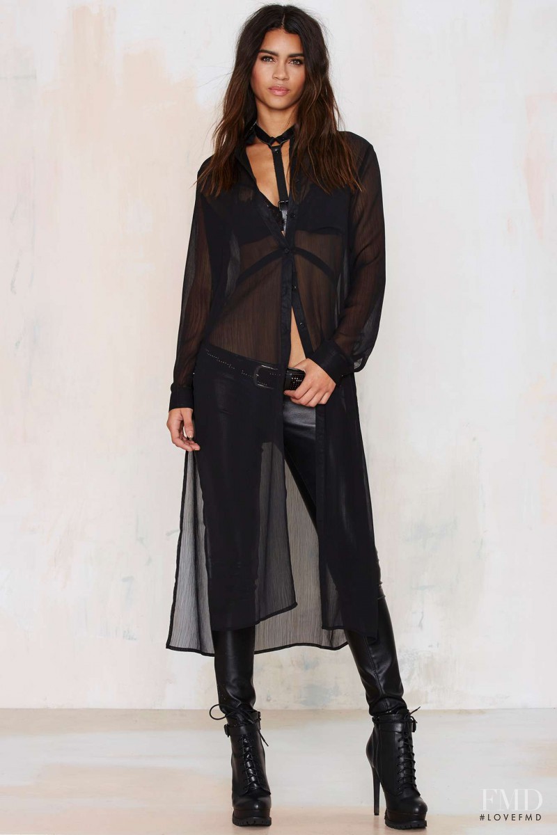 Karol Santos featured in  the Nasty Gal catalogue for Autumn/Winter 2015