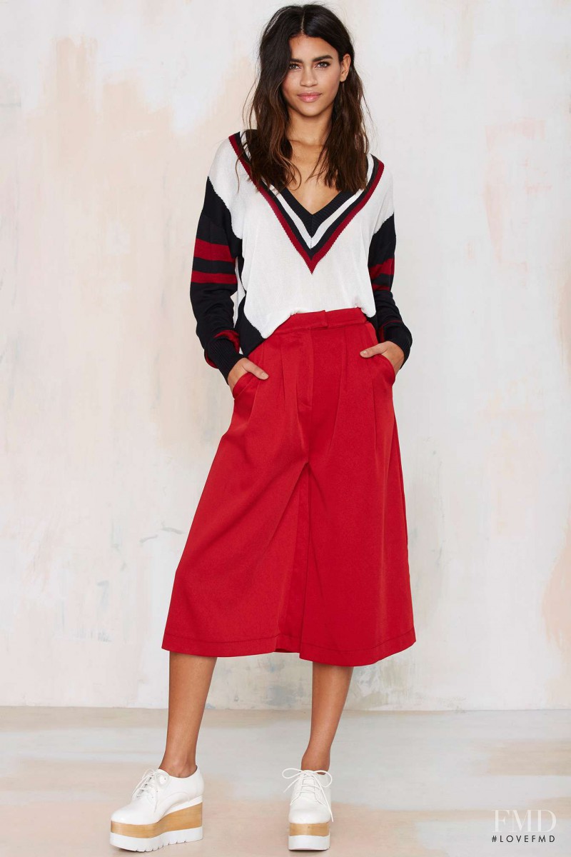 Karol Santos featured in  the Nasty Gal catalogue for Autumn/Winter 2015