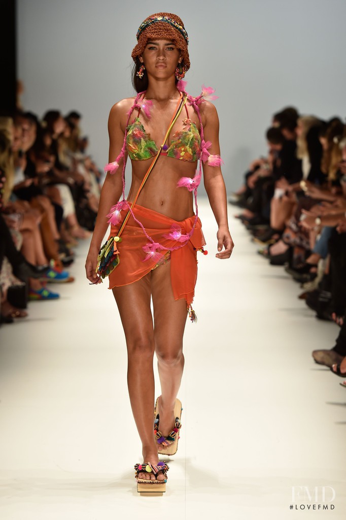 Karol Santos featured in  the Blue Glue Bikinis fashion show for Spring/Summer 2015