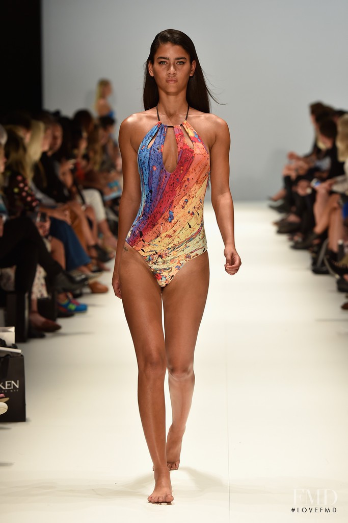 Karol Santos featured in  the Gypsea fashion show for Spring/Summer 2015