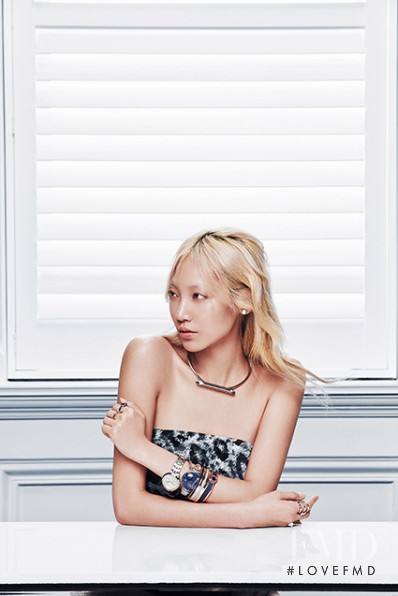 Soo Joo Park featured in  the Mimco advertisement for Autumn/Winter 2015