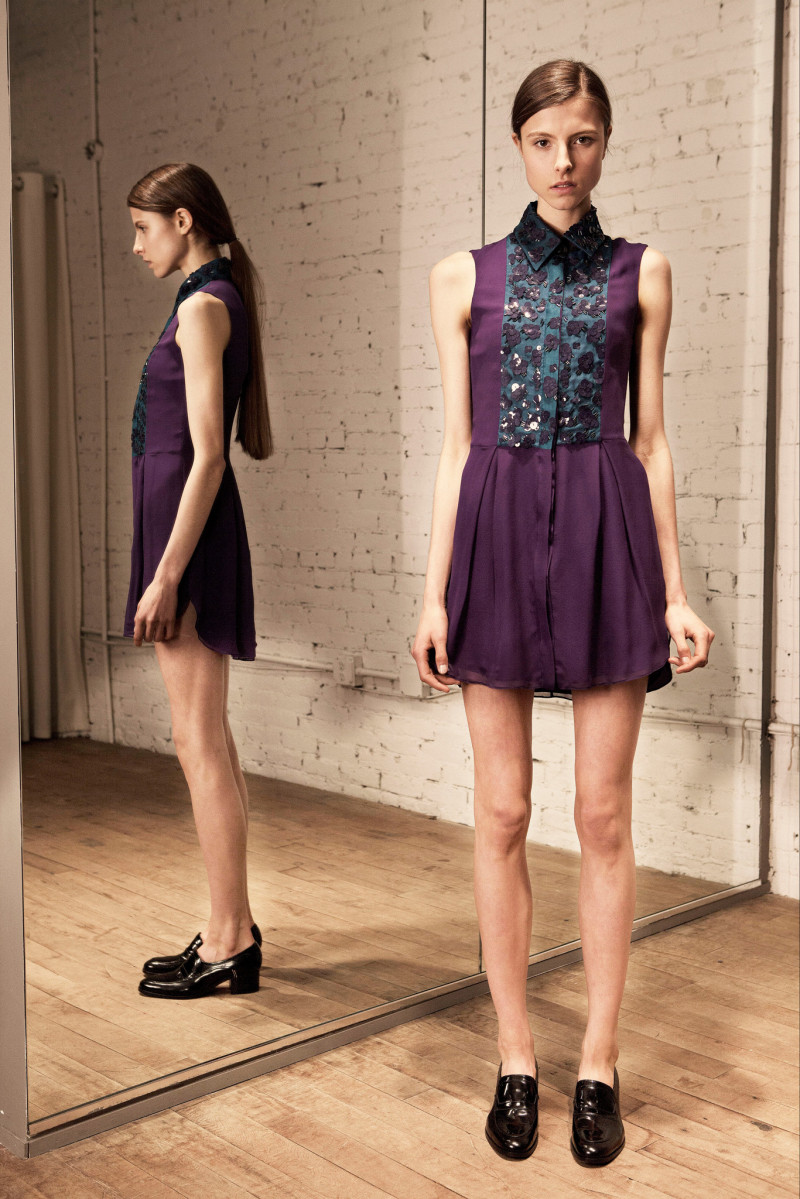 Isaac Lindsay featured in  the Timo Weiland fashion show for Pre-Fall 2013