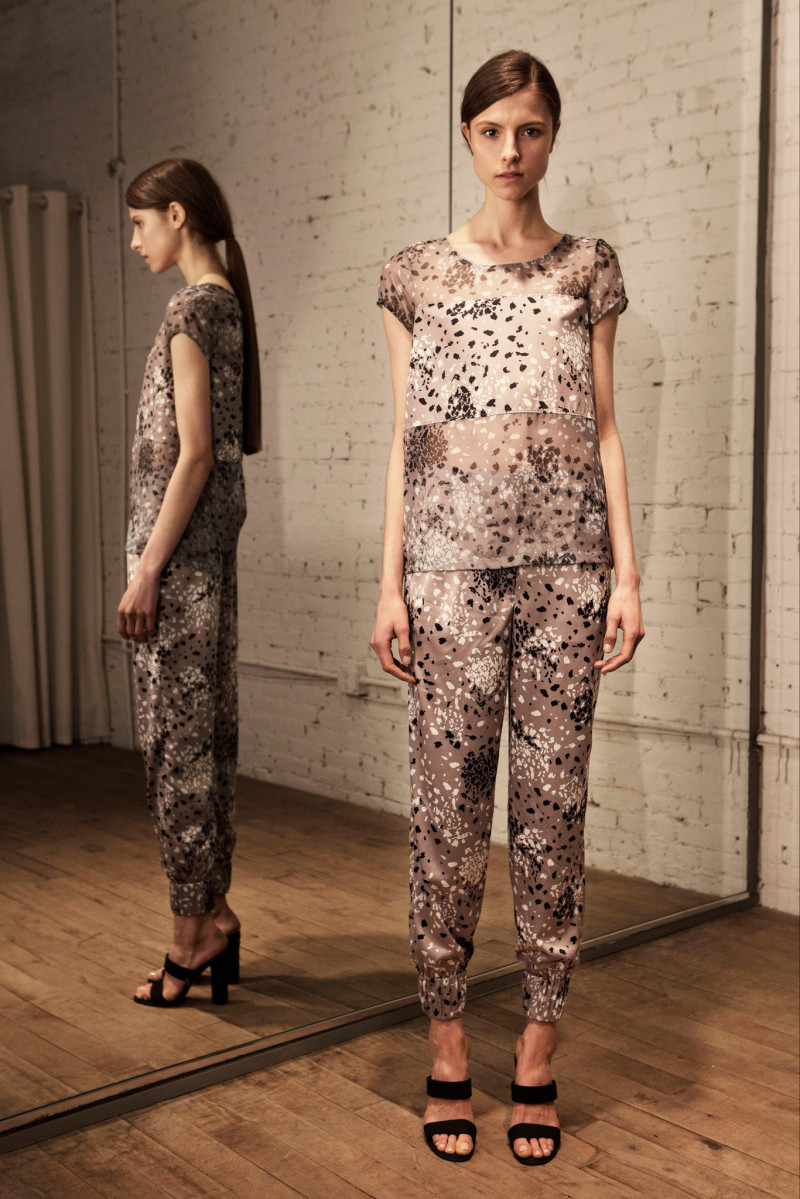 Isaac Lindsay featured in  the Timo Weiland fashion show for Pre-Fall 2013