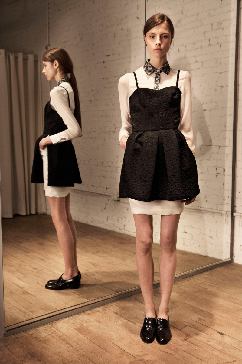 Isaac Lindsay featured in  the Timo Weiland fashion show for Pre-Fall 2013