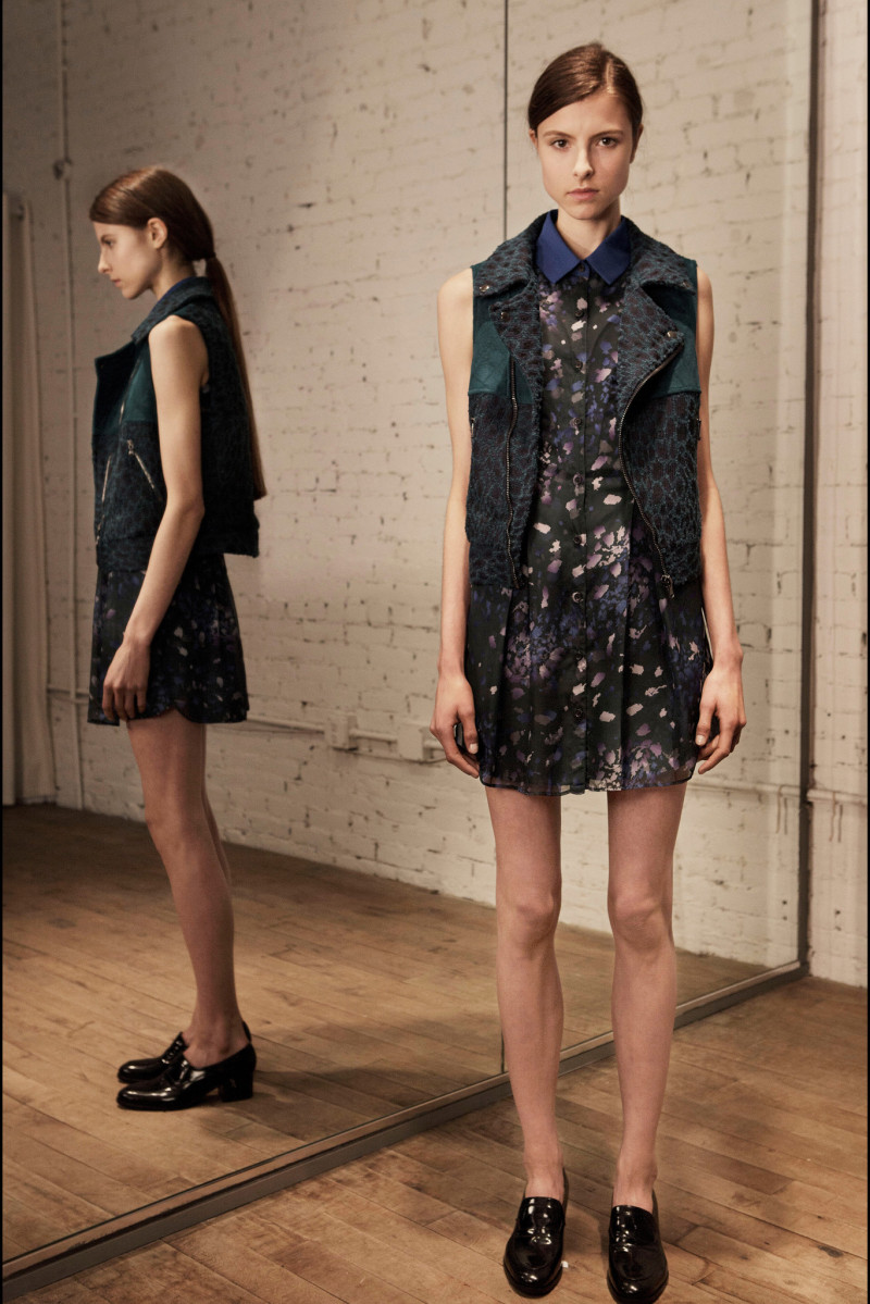 Isaac Lindsay featured in  the Timo Weiland fashion show for Pre-Fall 2013