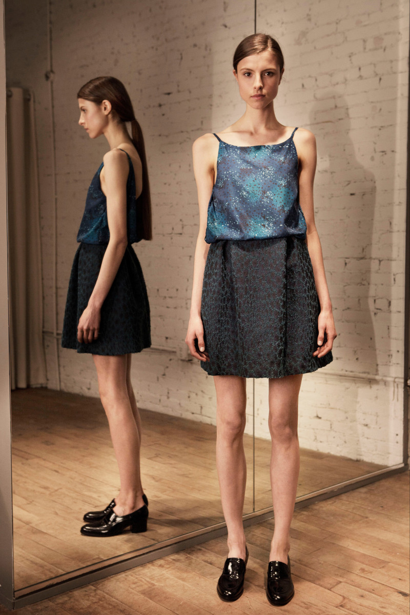 Isaac Lindsay featured in  the Timo Weiland fashion show for Pre-Fall 2013