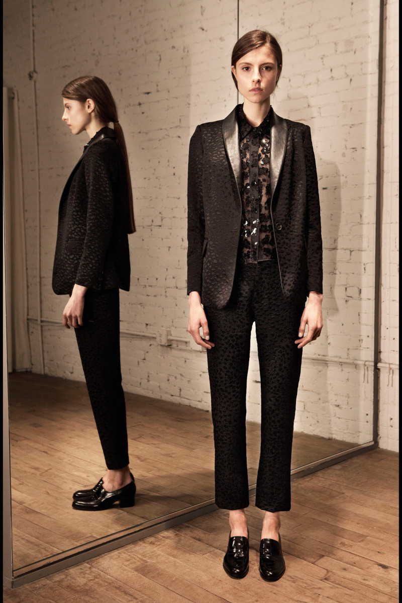 Isaac Lindsay featured in  the Timo Weiland fashion show for Pre-Fall 2013