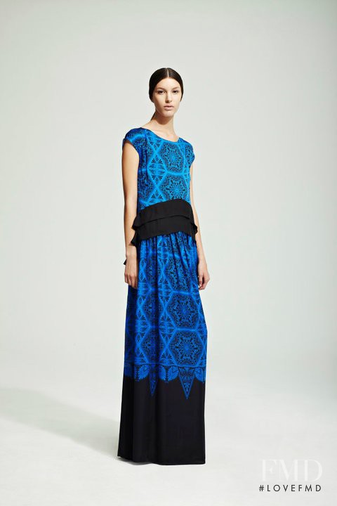 Kate King featured in  the Jonathan Saunders fashion show for Resort 2012