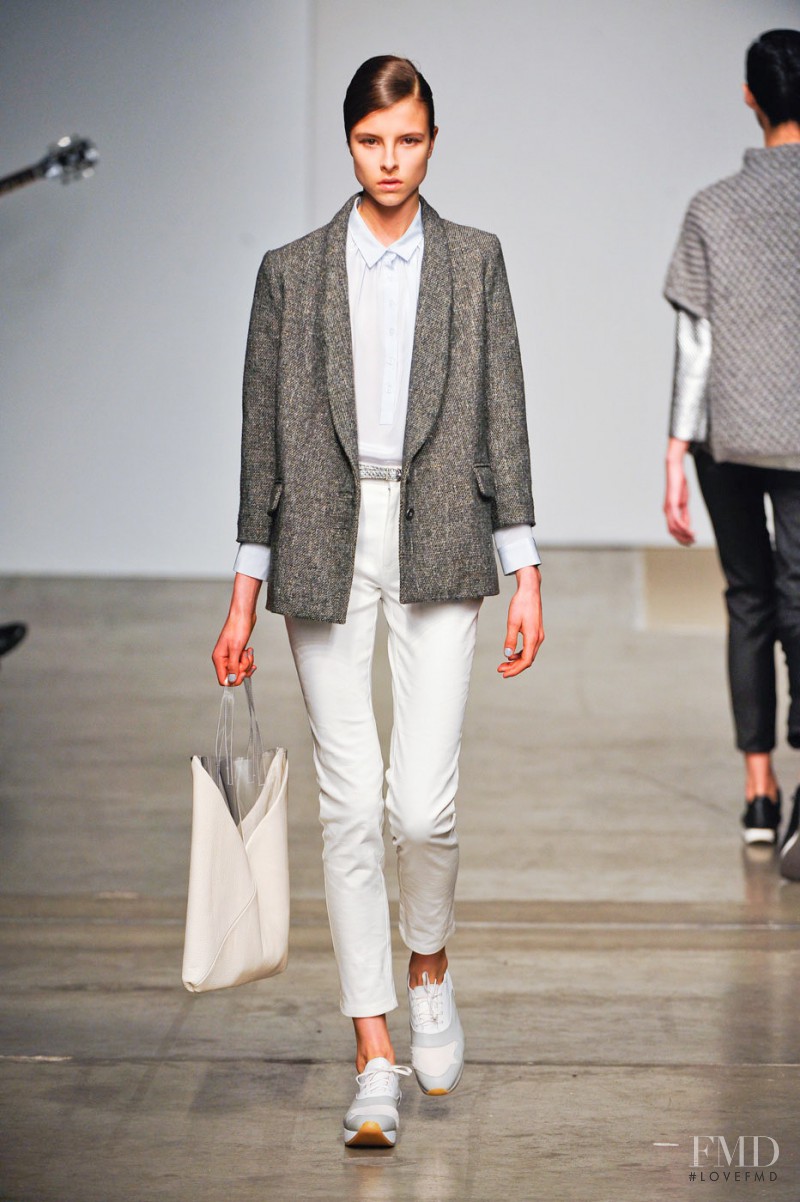 Isaac Lindsay featured in  the Rachel Comey fashion show for Autumn/Winter 2012