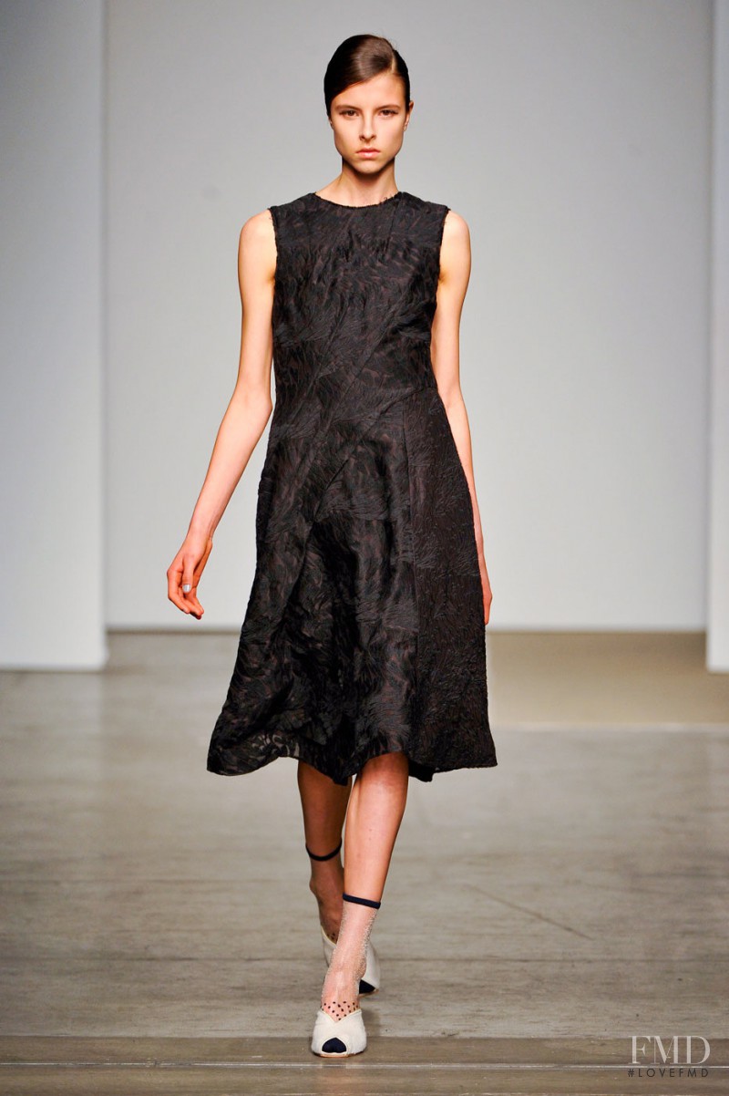 Isaac Lindsay featured in  the Rachel Comey fashion show for Autumn/Winter 2012