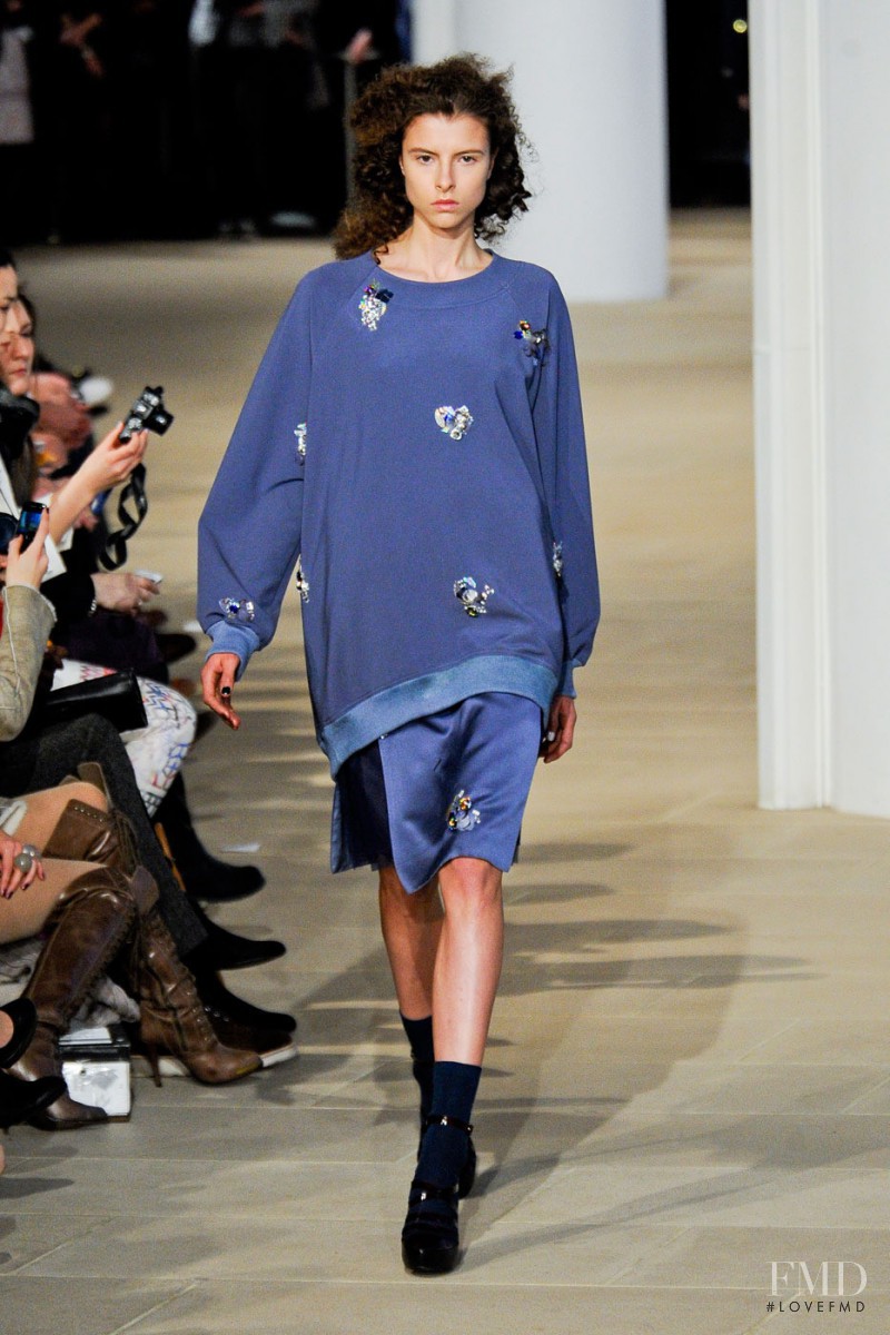 Isaac Lindsay featured in  the Cynthia Rowley fashion show for Autumn/Winter 2012