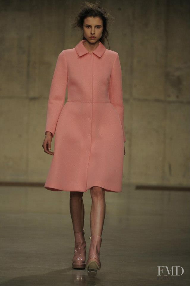 Isaac Lindsay featured in  the Simone Rocha fashion show for Autumn/Winter 2013