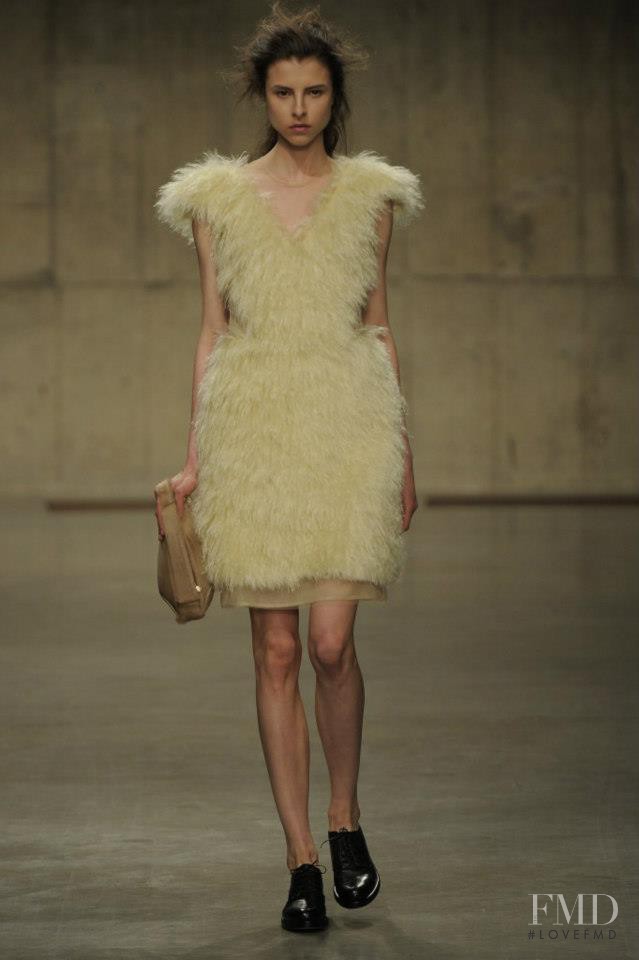 Isaac Lindsay featured in  the Simone Rocha fashion show for Autumn/Winter 2013