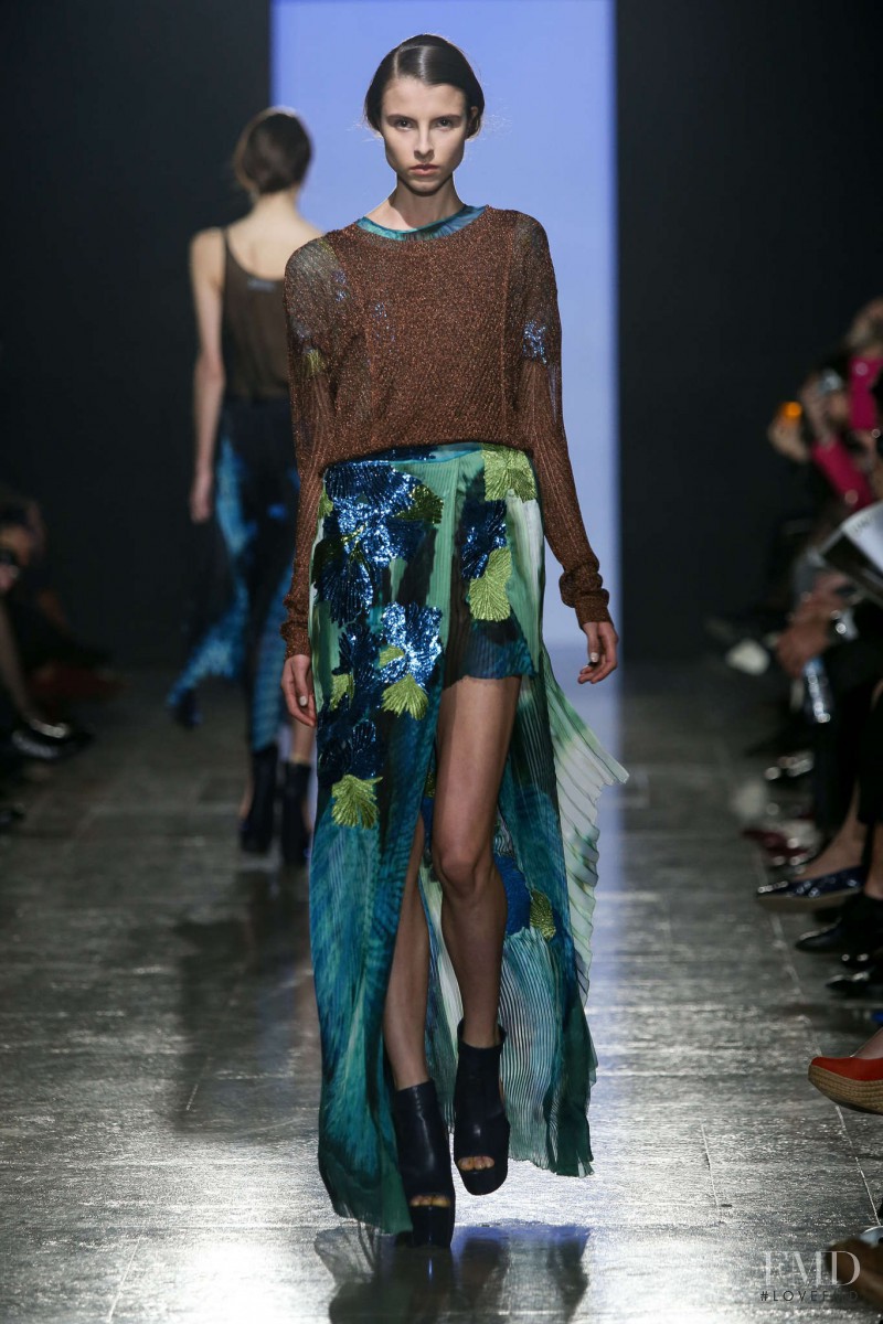 Isaac Lindsay featured in  the Masha Ma fashion show for Spring/Summer 2013