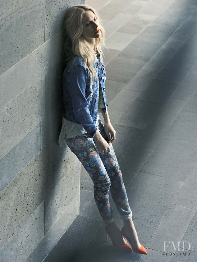 Poppy Delevingne featured in  the Vero Moda advertisement for Spring/Summer 2013