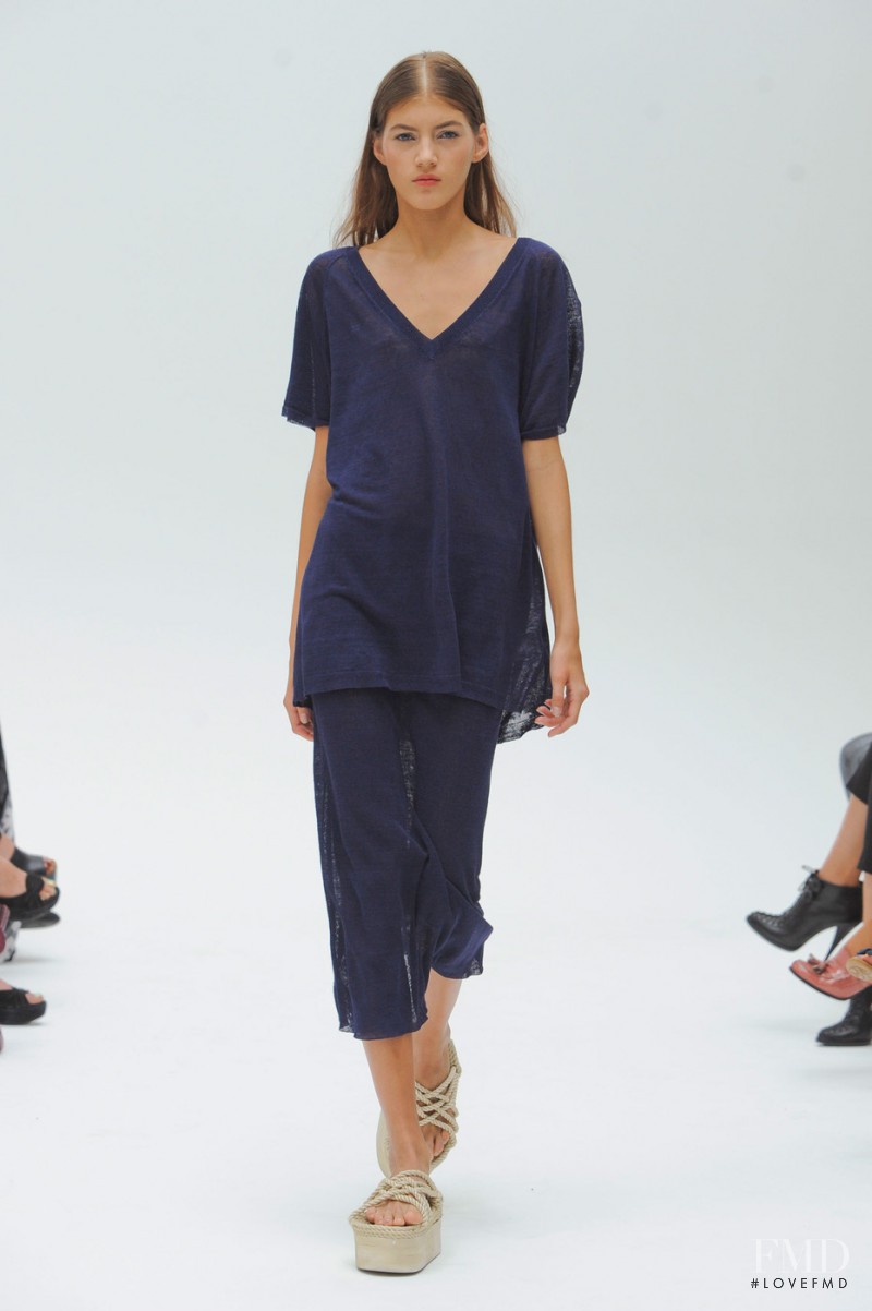 Valery Kaufman featured in  the Organic by John Patrick fashion show for Spring/Summer 2013