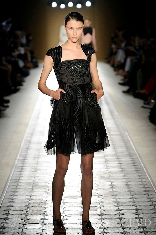 Isaac Lindsay featured in  the Christophe Josse fashion show for Autumn/Winter 2012