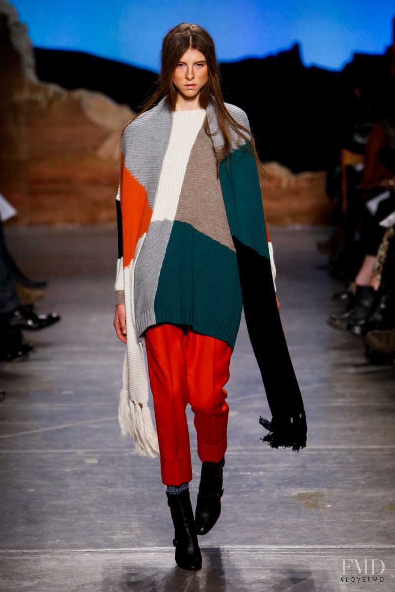 Isaac Lindsay featured in  the Boy by Band Of Outsiders fashion show for Autumn/Winter 2012