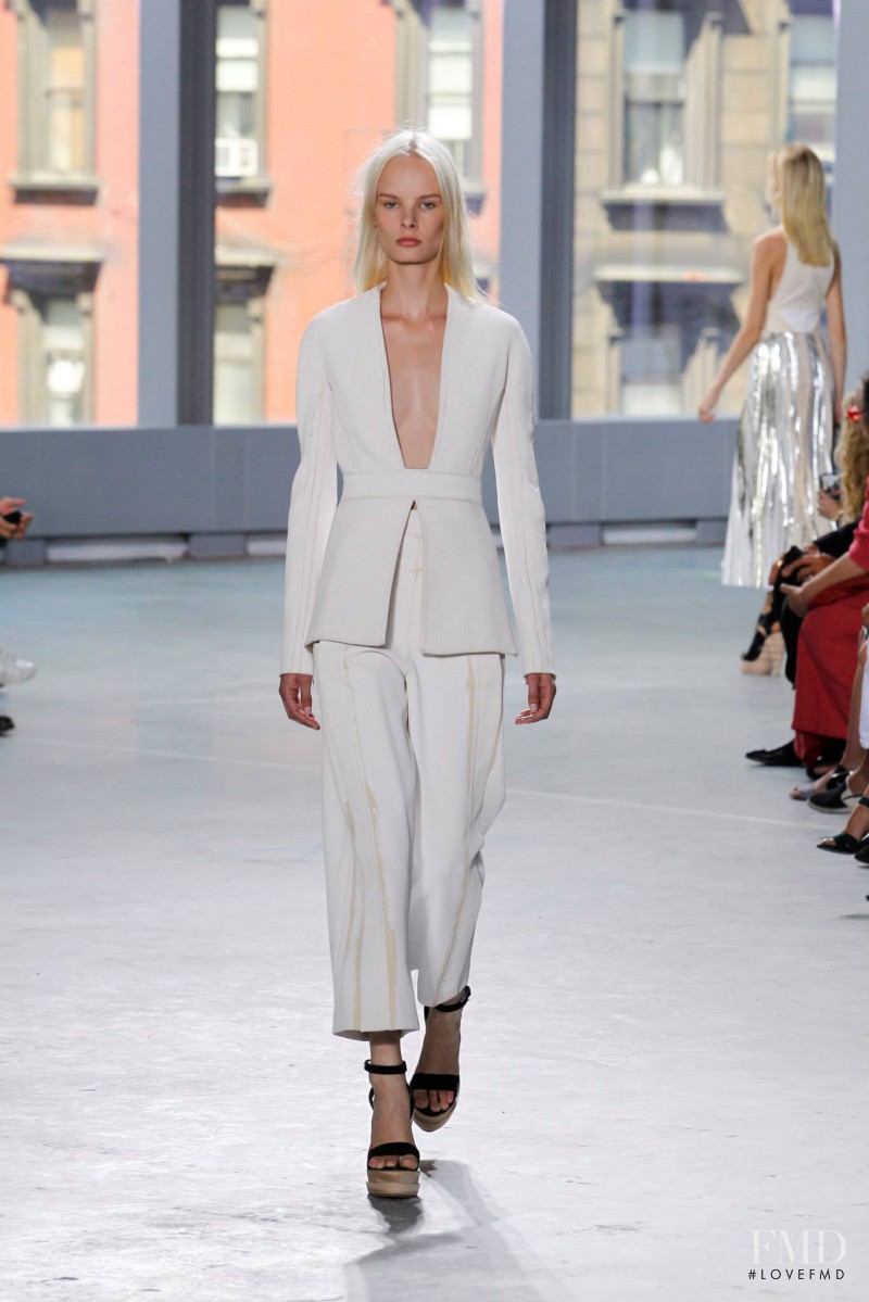 Irene Hiemstra featured in  the Proenza Schouler fashion show for Spring/Summer 2014
