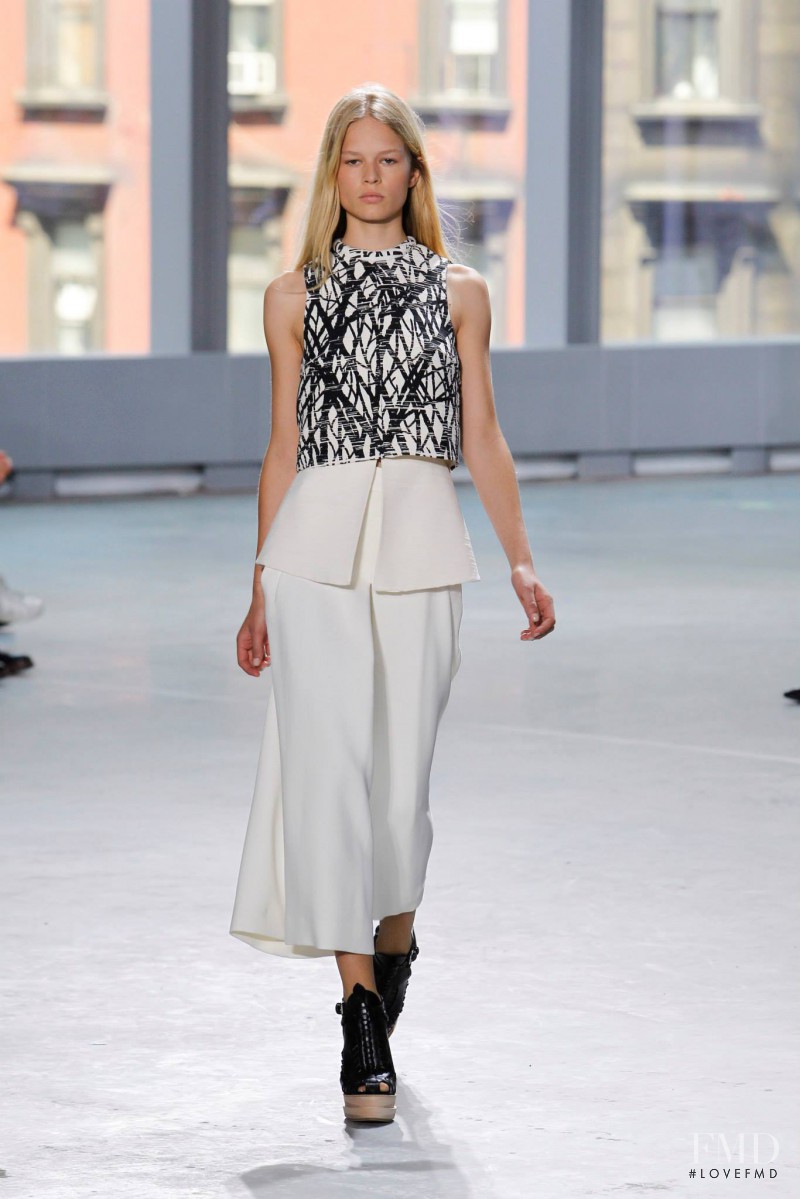 Anna Ewers featured in  the Proenza Schouler fashion show for Spring/Summer 2014