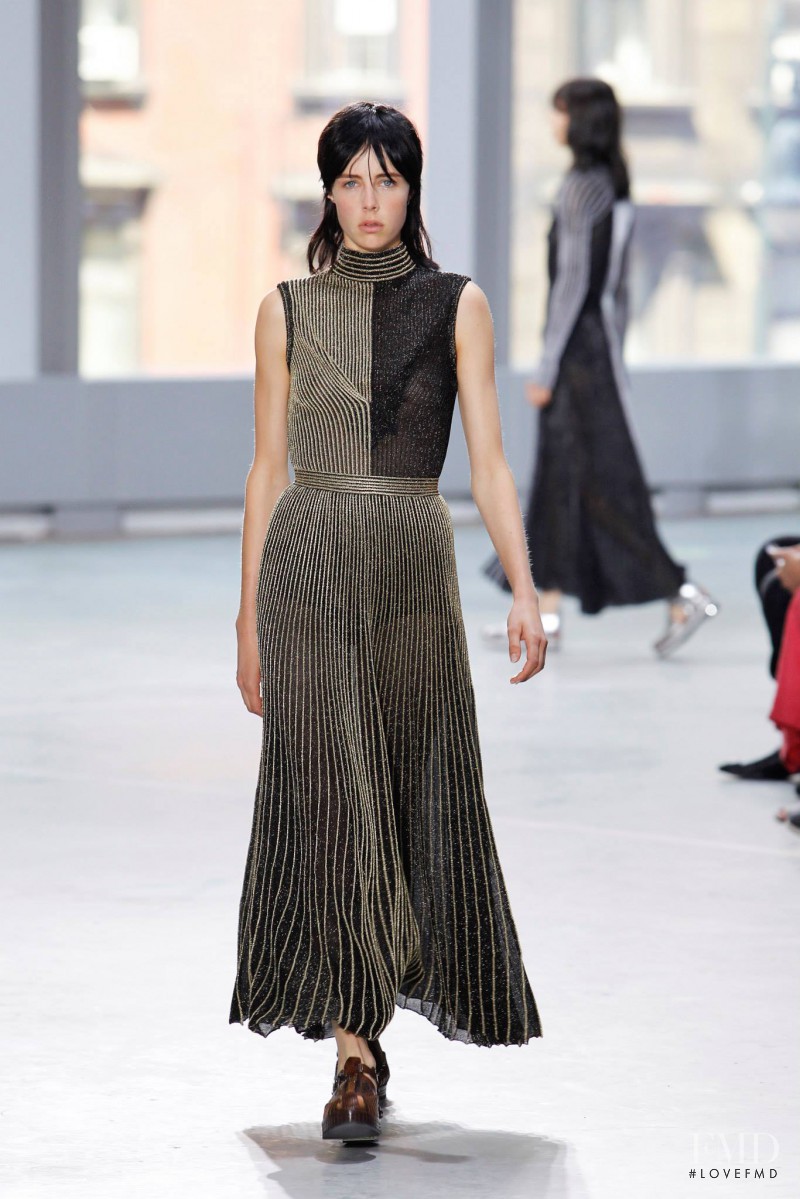 Edie Campbell featured in  the Proenza Schouler fashion show for Spring/Summer 2014
