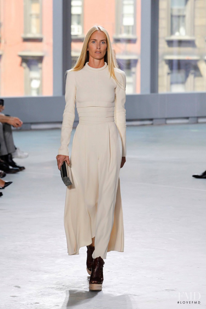 Georgina Grenville featured in  the Proenza Schouler fashion show for Spring/Summer 2014