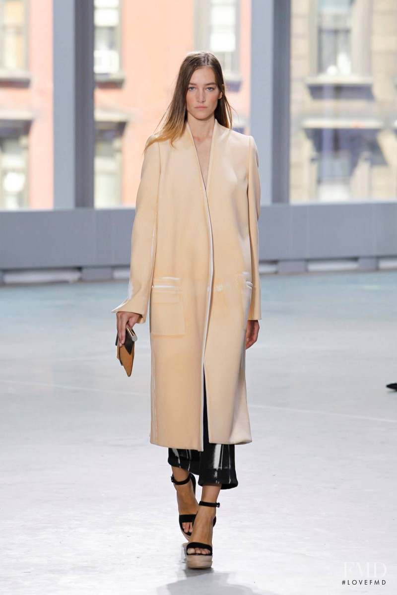 Joséphine Le Tutour featured in  the Proenza Schouler fashion show for Spring/Summer 2014