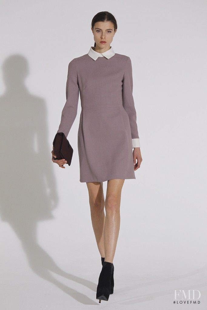 Isaac Lindsay featured in  the Victoria by Victoria Beckham fashion show for Autumn/Winter 2012