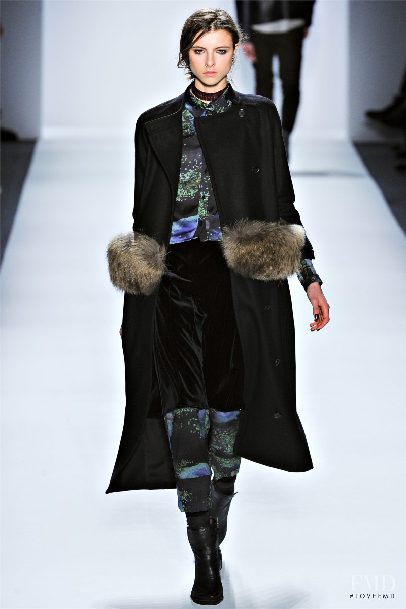 Isaac Lindsay featured in  the Timo Weiland fashion show for Autumn/Winter 2012