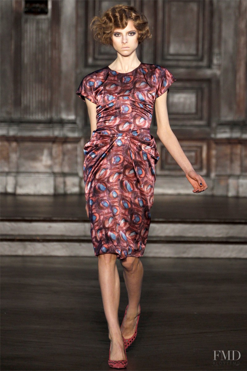 Isaac Lindsay featured in  the L\'Wren Scott fashion show for Autumn/Winter 2012