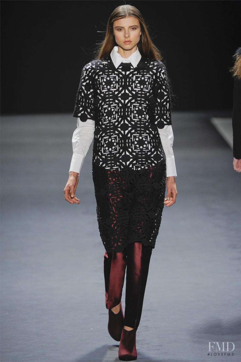 Isaac Lindsay featured in  the Vivienne Tam fashion show for Autumn/Winter 2012