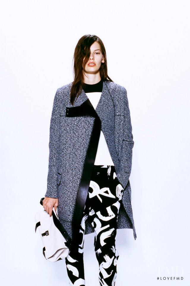 Amanda Murphy featured in  the Proenza Schouler fashion show for Pre-Fall 2013