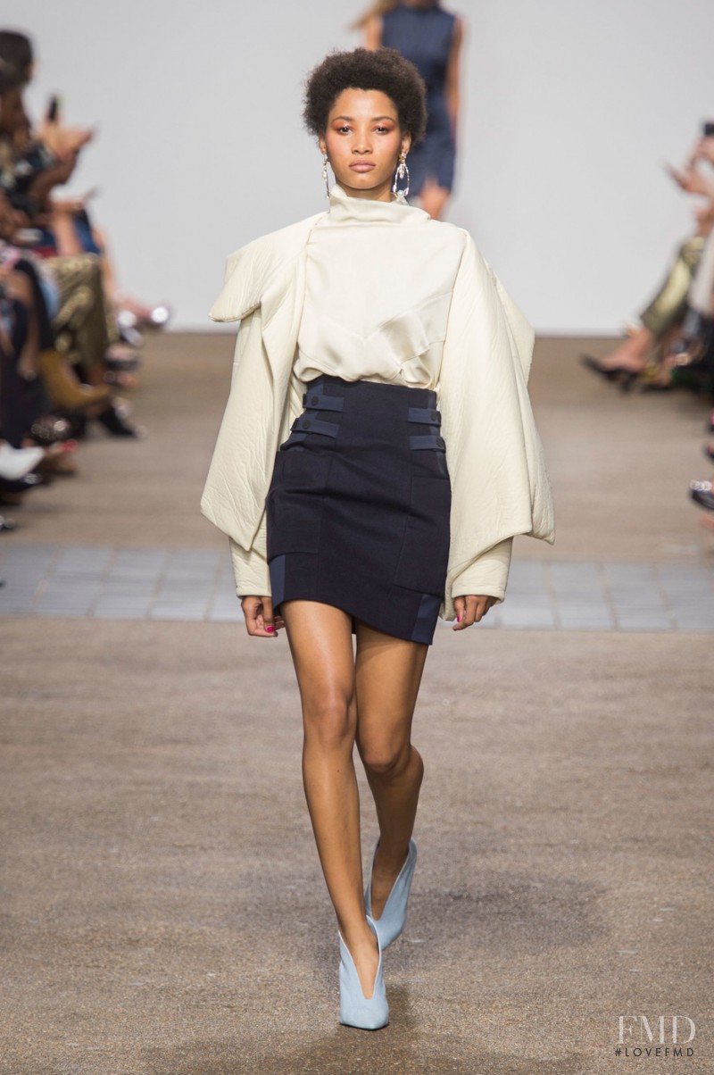 Lineisy Montero featured in  the Topshop fashion show for Spring/Summer 2017