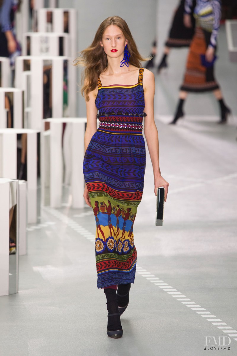 Jay Wright featured in  the Mary Katrantzou fashion show for Spring/Summer 2017
