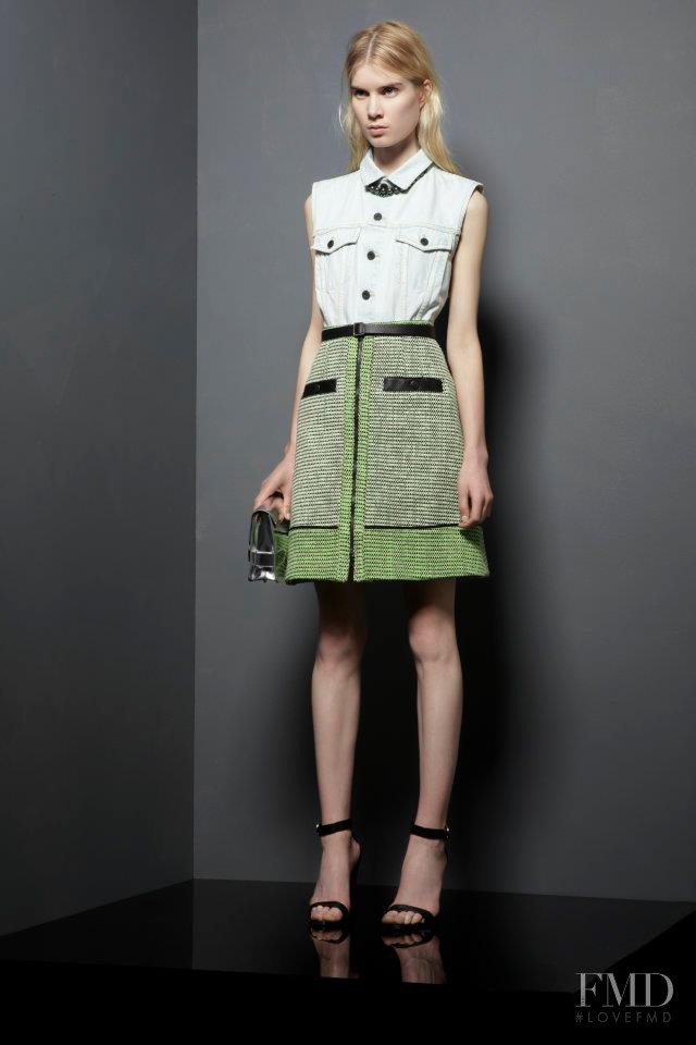 Elsa Sylvan featured in  the Proenza Schouler fashion show for Pre-Spring 2013