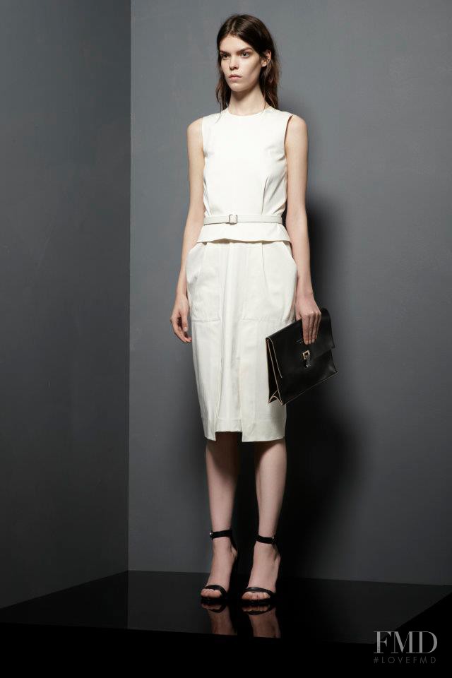 Meghan Collison featured in  the Proenza Schouler fashion show for Pre-Spring 2013