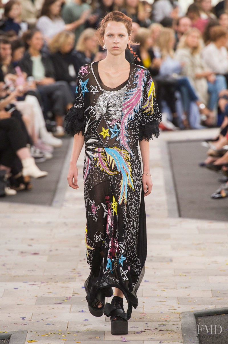 Willy Morsch featured in  the Preen by Thornton Bregazzi fashion show for Spring/Summer 2016