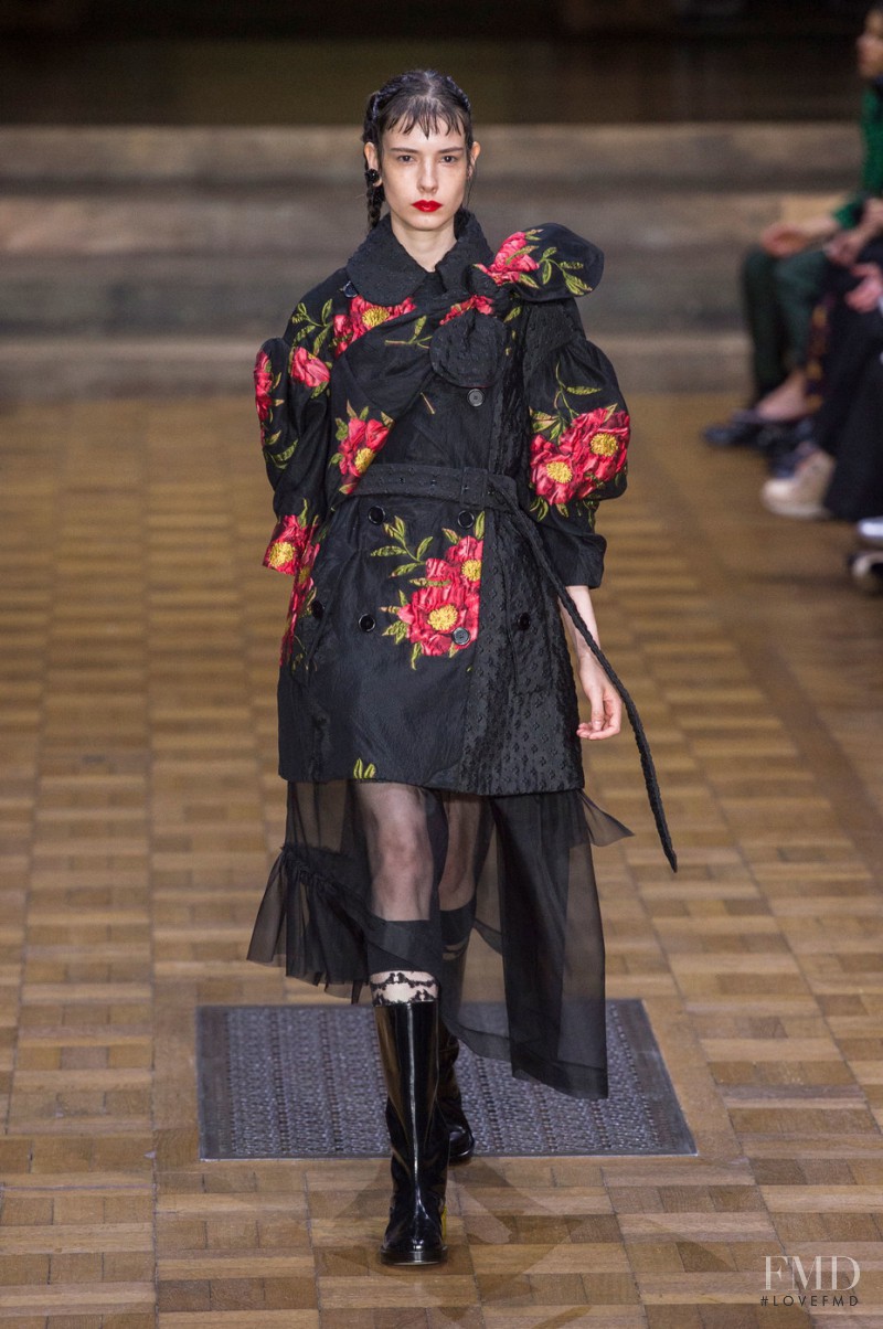 Isabella Ridolfi featured in  the Simone Rocha fashion show for Spring/Summer 2017