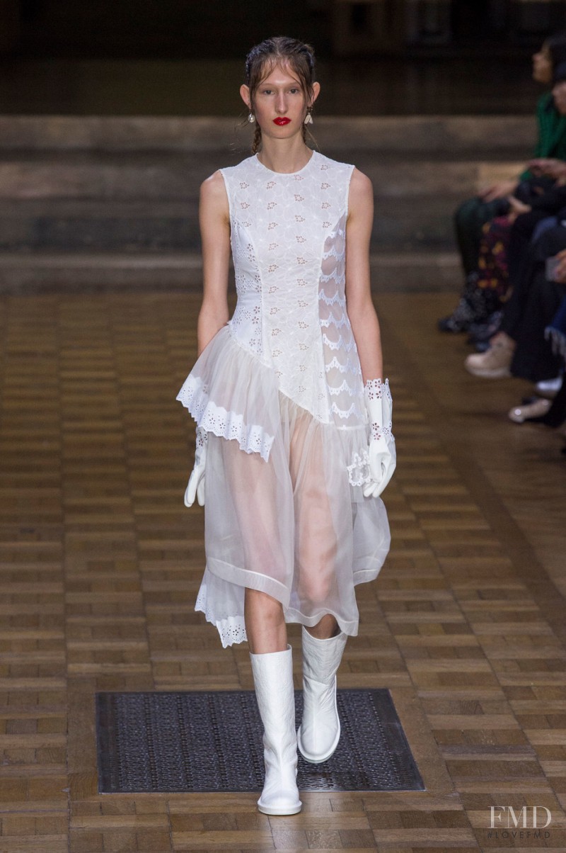 Jay Wright featured in  the Simone Rocha fashion show for Spring/Summer 2017