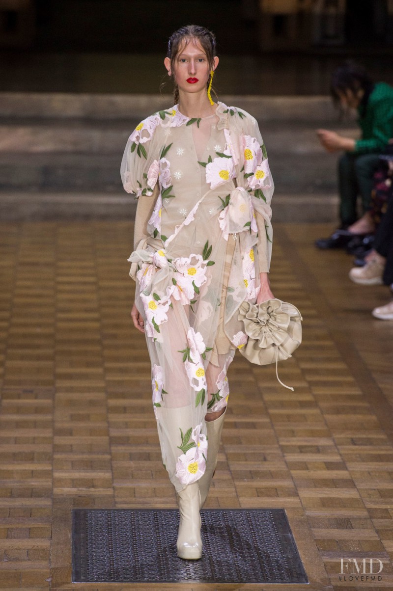 Jay Wright featured in  the Simone Rocha fashion show for Spring/Summer 2017