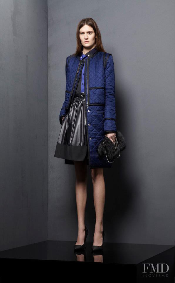 Maria Bradley featured in  the Proenza Schouler fashion show for Pre-Fall 2012