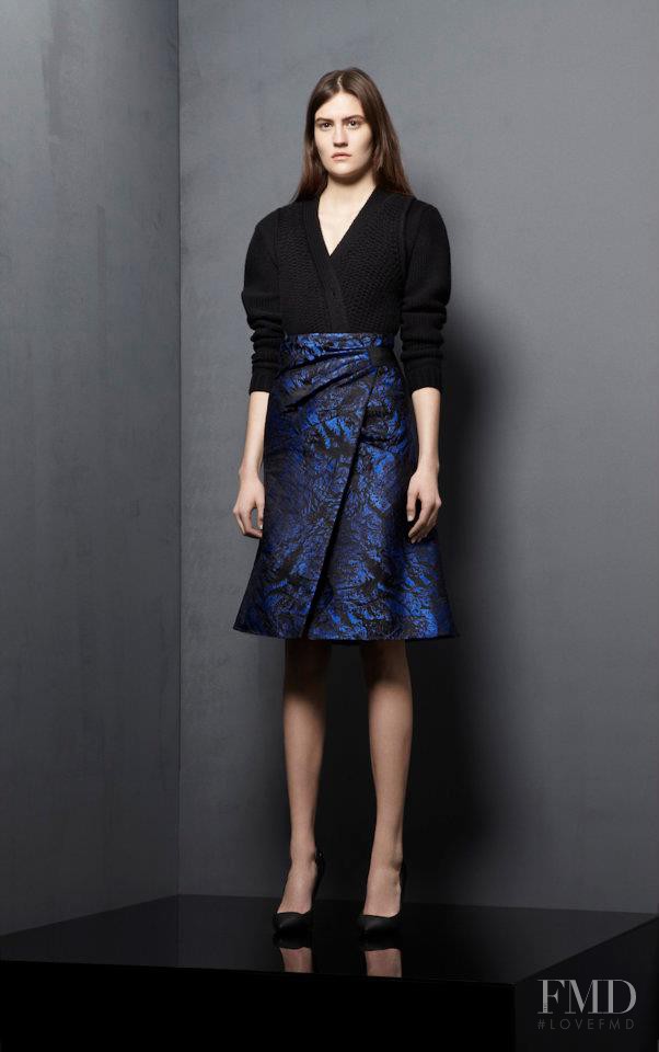 Maria Bradley featured in  the Proenza Schouler fashion show for Pre-Fall 2012