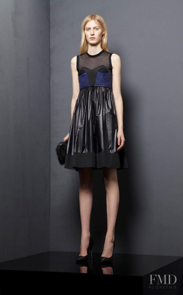Julia Nobis featured in  the Proenza Schouler fashion show for Pre-Fall 2012